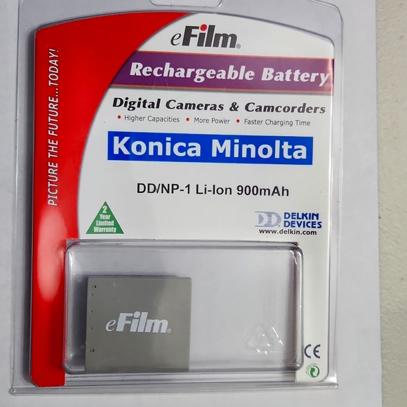 Konica Minolta rechargeable battery DD/NP -1 Li-lon 900mAh - Picture 1 of 5